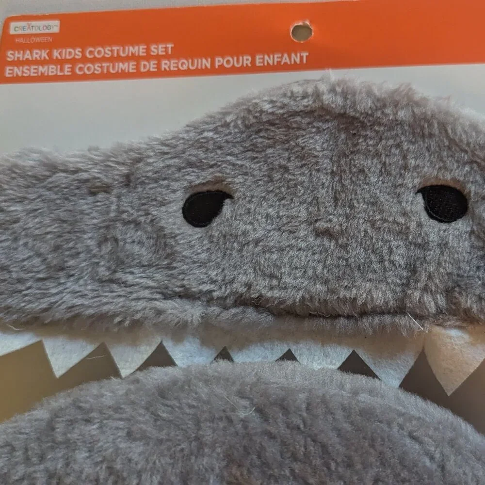NWT Fun Grey Shark Fin Kids Halloween Costume Headband Michael's Creatology Fish